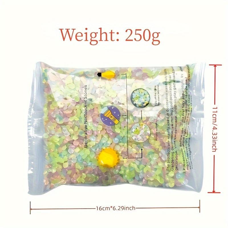 10000 buc/sac Grădinărit Acvariu Peisaj Fluorescent Piatră Mică Vază Clepsidră Nisip Strălucitor Particule Fluorescente