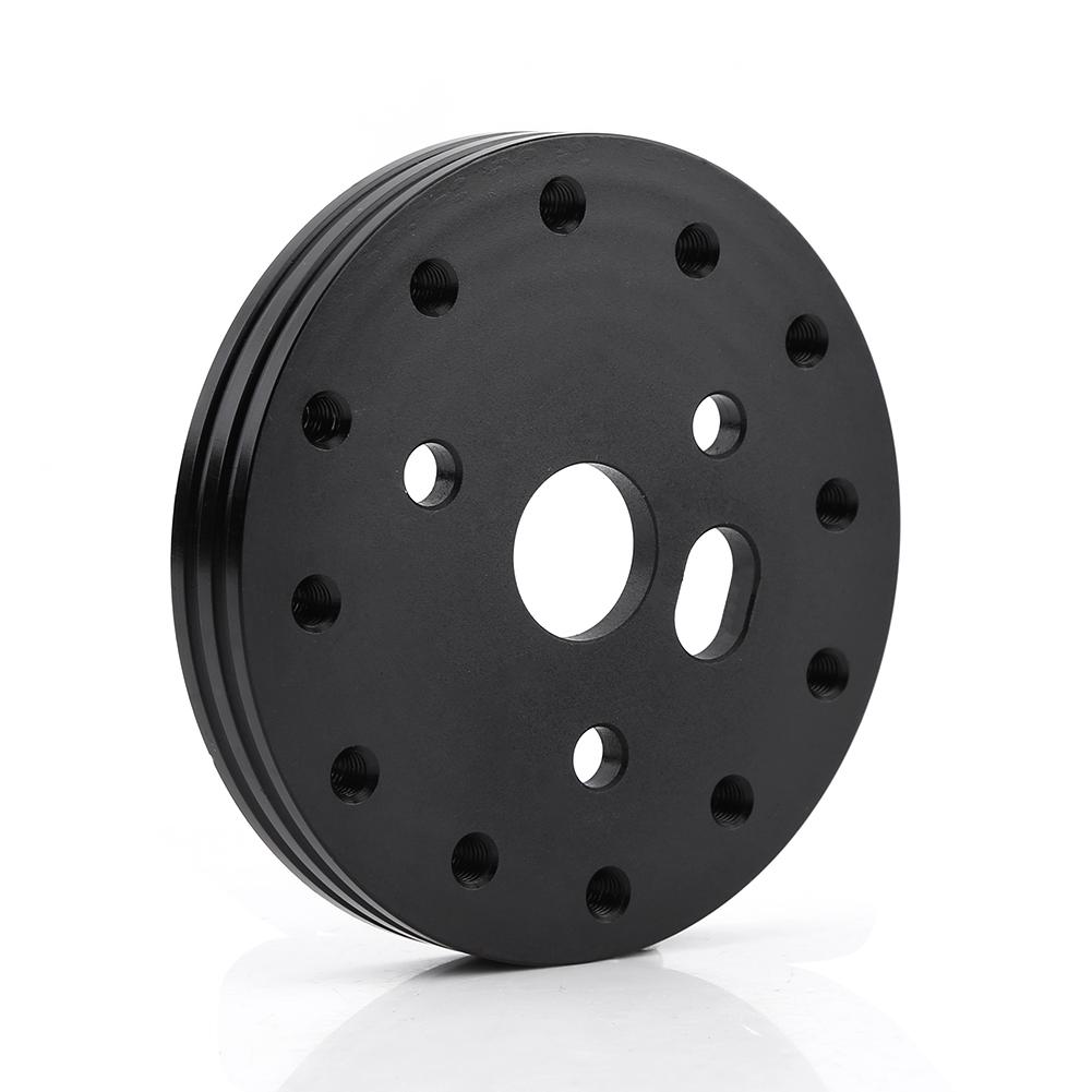 Universal Car Spacer 0.5  Hub for 6 Hole Steering Wheel To 3 Hole Adapter Boss Popular Black