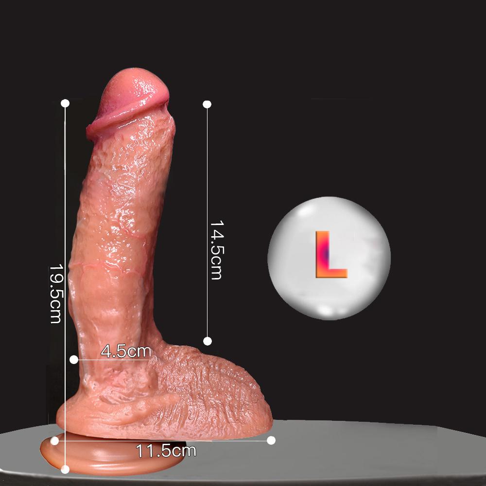 Hammer Doppelte Flüssigkeit Silikon Künstliche Penis Make-Up Weibliche Masturbator Dicke Lange Urlaub Penis Erwachsene Sexuelle Lieferungen