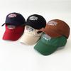 American Embroidered Baseball Cap for Women Retro Casual Face Showing Small Soft Top Couple Baseball Cap Men Versatile Sun Protection Cap