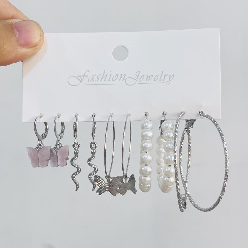 XP17 Perlenohrring-Set - Trendig und modisch