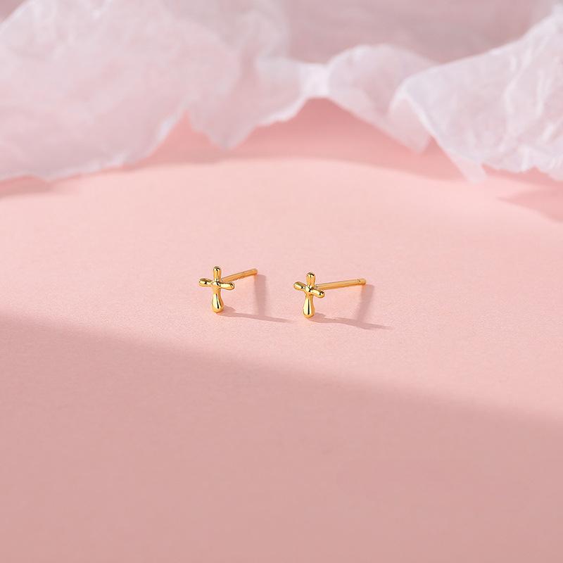 Mini Cross Earrings for Women  Stylish and Cool Style  No Need To Remove Ear Bone Earrings