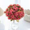 Artificial Flowers Silk Roses Wedding Bridal Outdoor Garden Courtyard Decoration Festival Diy Vase Bridal Bouquet Box Decoration