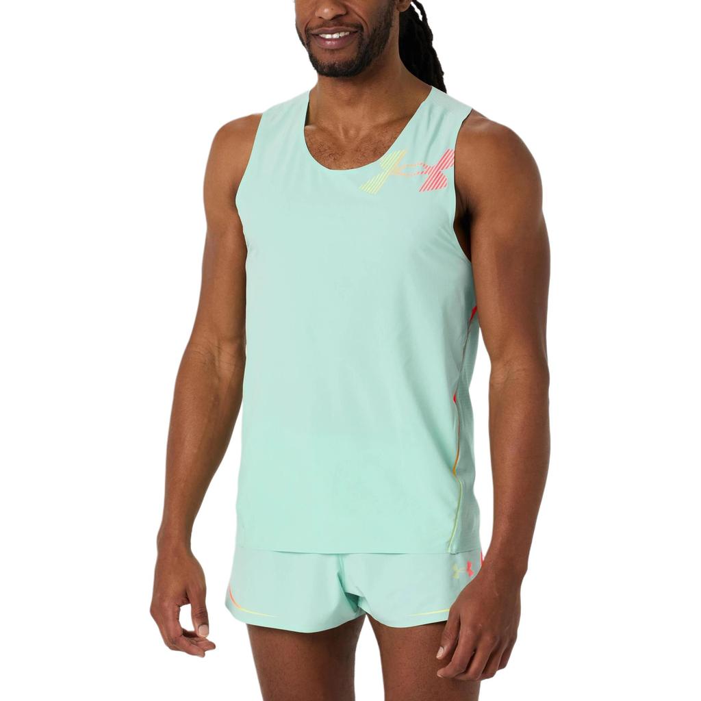 Under Armour SS26 Round Neck Sleeveless Breathable Running Vest Men tops 6009502-703