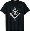 NEW LIMITED Mens Memento Mori Freemason Shirt Skull and Bones Masonic XL T-Shirt