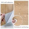 55cm Vinyl Waterproof Wood Grain 3D Stickers for Wardrobe Cupboard Table Closet Furniture PVC Self Adhesive Wallpaper Home Decor