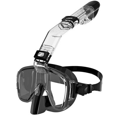 1PC Duikmaskers Opvouwbare Anti-Fog Snorkelmaskerset met Volledig Droog Top Systeem voor Gratis Zwemmen Professionele Snorkeluitrusting Volwassenen Kinderen