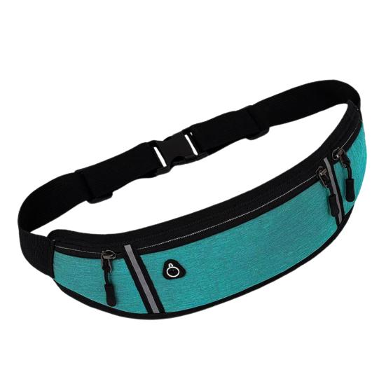 

Сучасна поясна сумка з декількома кишенями, що дихає озеро синього кольору