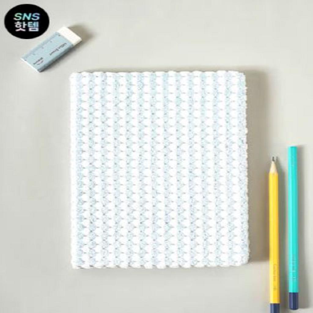 Check Fabric Cover Wireless Notebook - A5, 60 Sheets