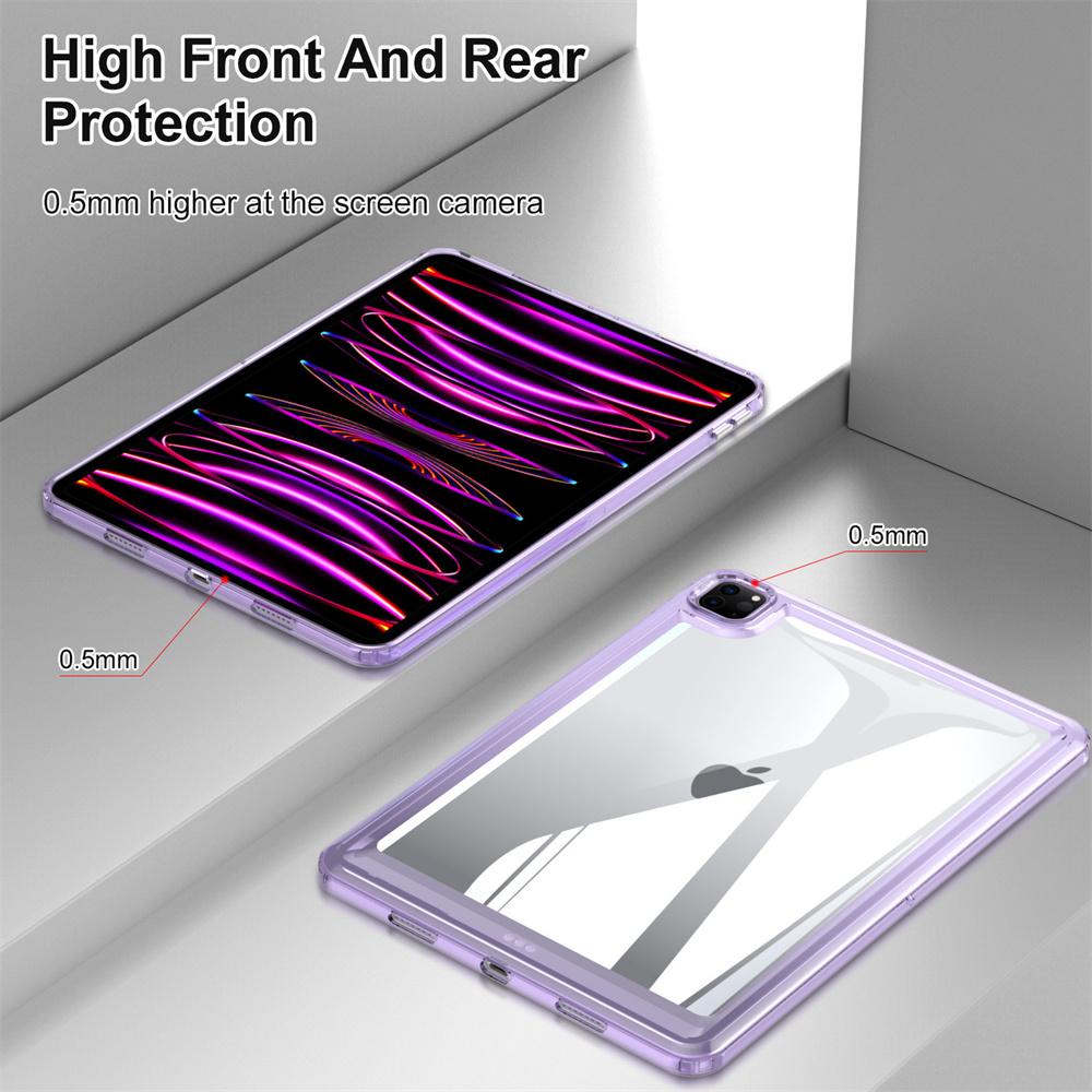 Hard Acrylic Cover For iPad Pro 11 Case 2022 2021 2020 2018 A2459 Transparent Back Coque Funda For iPad Pro 11 Inch Clear Case