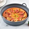 Silicone Air Fryer Silicone Liner Square Round Foldable Air Fryer Mat Multi-Purpose Multicolor Air Fryer Baking Tray