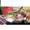 Stainless Steel Pot Hotpot Induction Cooker Gas Stove Compatible Pot Home Kitchen Cookware Soup Cooking Pot Twin Divided X3UC