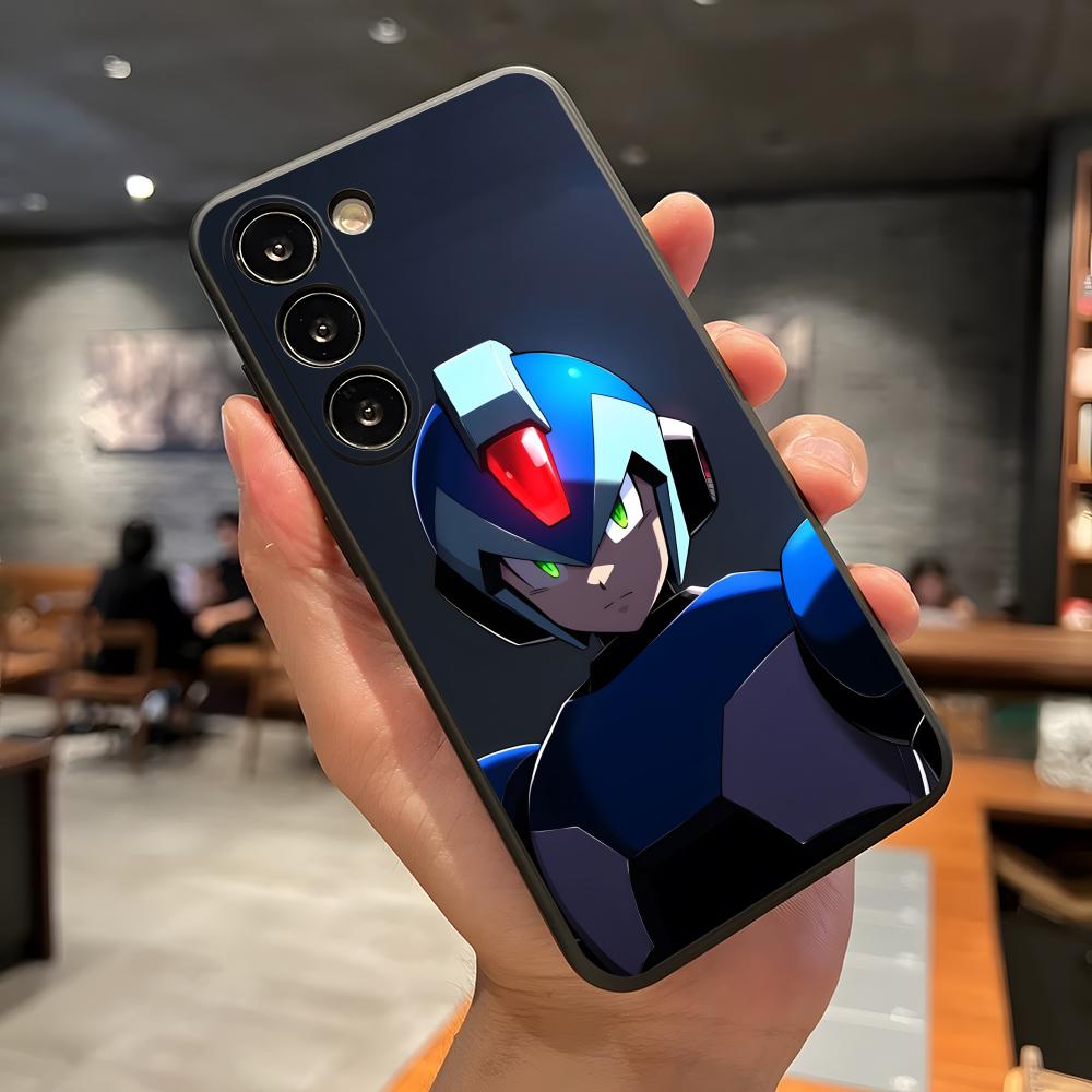 R-Rockman M-Megaman Cool Phone Case For Samsung A56 A36 A26 A16 A15 A25 A35 A55 A14 A34 A24 A54 Black Soft Shell