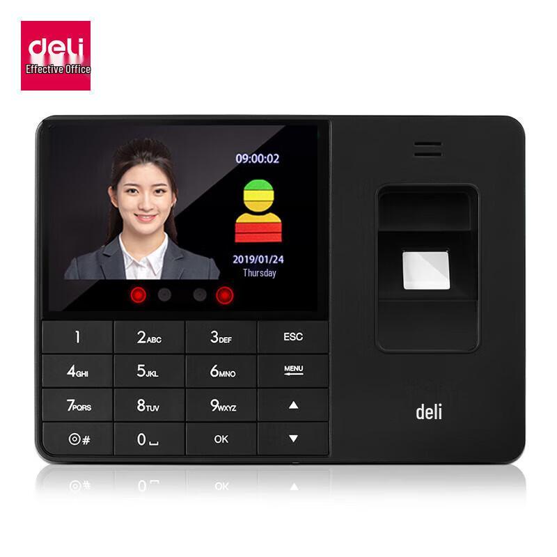 Deli 3763 Face & Fingerprint Time Clock