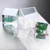 Clear Silicone Cube Molds Large Deep Square Epoxy Resin Mold Transparent Silicone Molds for Resin Casting DIY Jewelry Making