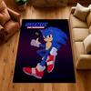 Sonic Hedgehog Carpet Bath Mat Fluffy Rug Soft Foot Mat Under Desk Mat Living Room Rug Pet Friendly