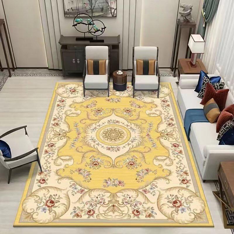 Bohemian Crystal Velvet Carpet Living Room Non-Slip Coffee Table Area Carpet Office Hotel Floor Mat Porch Lobby Door Mat