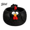 Controsoffitto Cucina Rustico Portaoggetti Ciotola Pollo Divertente a Forma di Gallina Salvaspazio Piatto da Portata Stile Cesto Uova Ceramica per Uova Fresche Cesto Decorativo