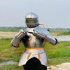 Středověký rytíř Německá gotická zbroj Oblek 15. století Larp Cosplay Oblek poloviční zbroje Nejlepší dárek
