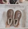 2024 Velvet-Lined Cotton Slippers: Waterproof, Warm, Couples' Design for Men & Women - Perfect for Autumn/Winter