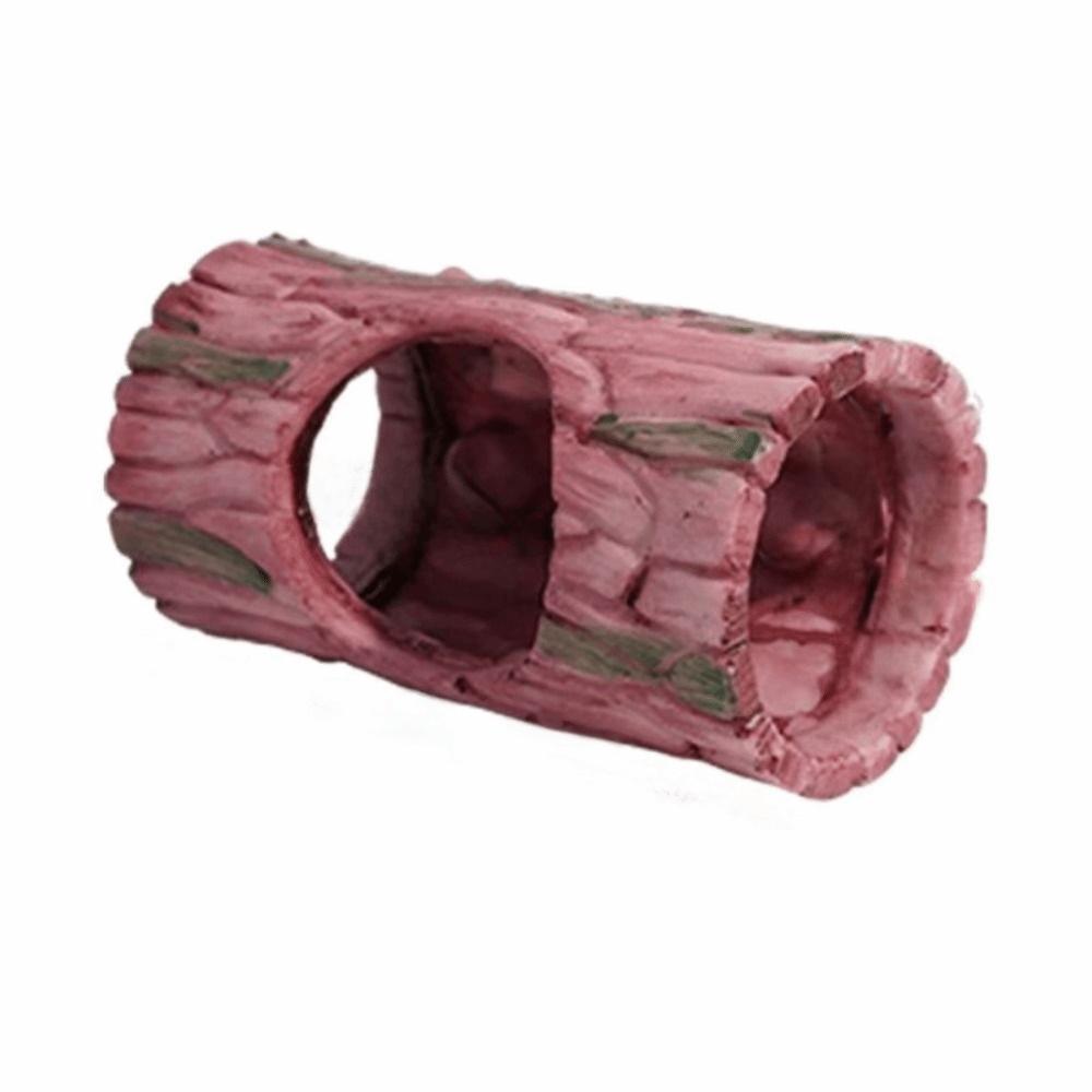 Tree Hollow Reptile Hideout Cave Strong Suction Cup Reptile Basking Hide Aquarium Decoration