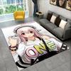 Cute Girl Super Sonico Cartoon Non-Slip Area Rug for Living Room,Bedroom,Playroom,Soft Carpet Floor Mat Home Decor Rug Kids Room