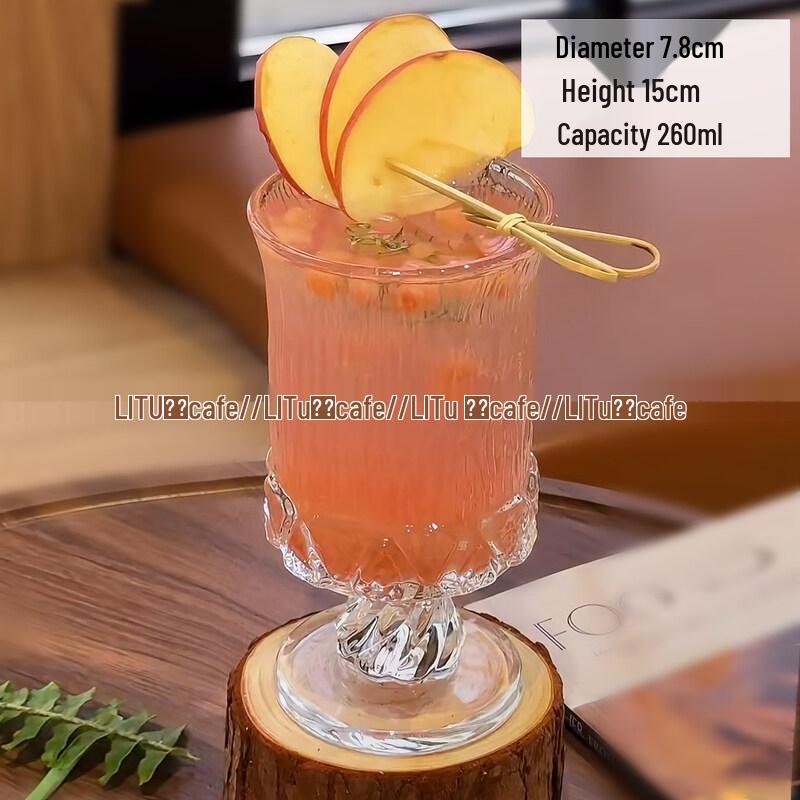 ZISIZ Handmade Glass Juice Cup