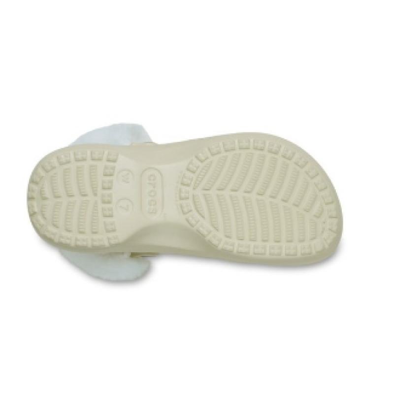 CrocS Women S claSSic Platform Fuzz Lined Bone 212854 2y2