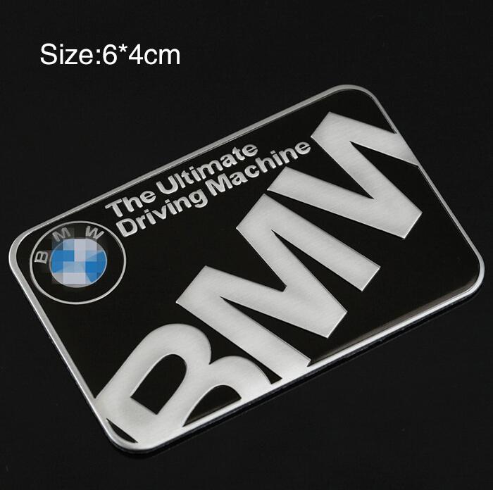 djpxh3 3D Metal Sticker Body Trunk Decal Emblem Badge Racing Style Exterior Modified Parts For BMW i3 i4 G07 G06 G05 G02 G01  F02 F06