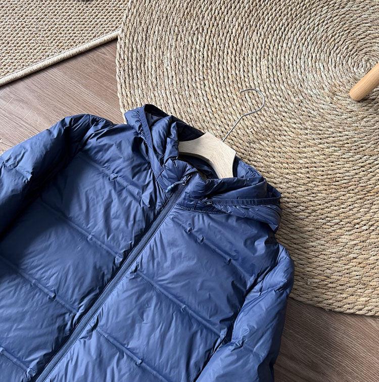 Unisex Lightweight Down Jacket: High-Quality, Stand-up Collar, for Autumn/Winter Outdoor Mountaineering