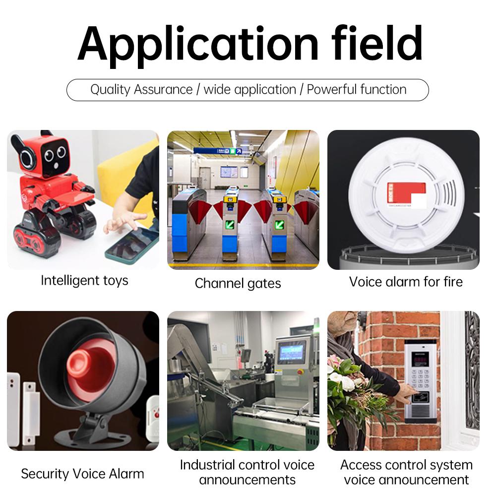 1pcs DC6-35V 10W/20W Voice Mp3 Playback Control Module Trigger Audio Module Supports USB Flash Drive TF Card DY-T20L Micro USB