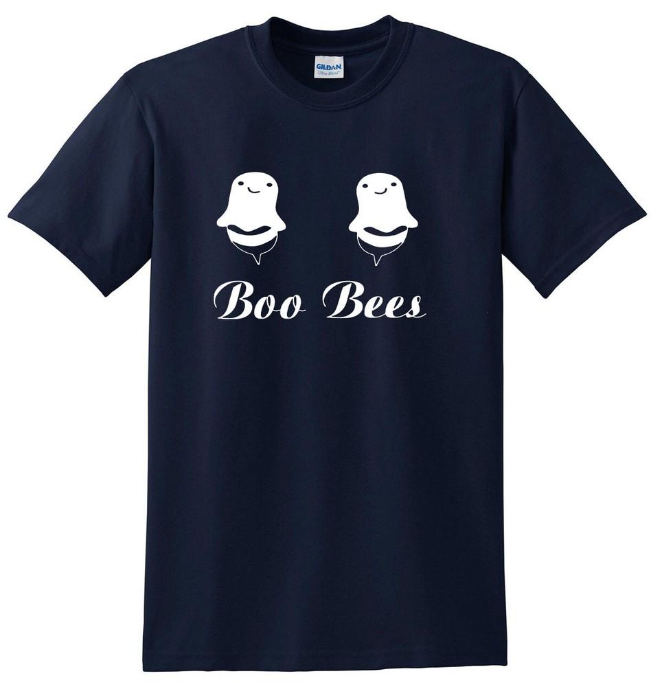 Boo Bees TShirt Party Gift Unisexs Ladies Halloween Funny Comedy Scary Top Tee 2XL