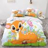Deer Anime Comforter Cover Bedding Set, Soft Microfiber Duvet Cover Sets Quilt Cover with Pillowcase for Childrens And Adults