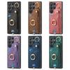 Ring Holder Phone Case for Samsung Galaxy S24 FE S26 S25 S23 S22 Ultra A17 A07 A57 A37 A36 A56 Magnetic Wallet Card Slot Cover