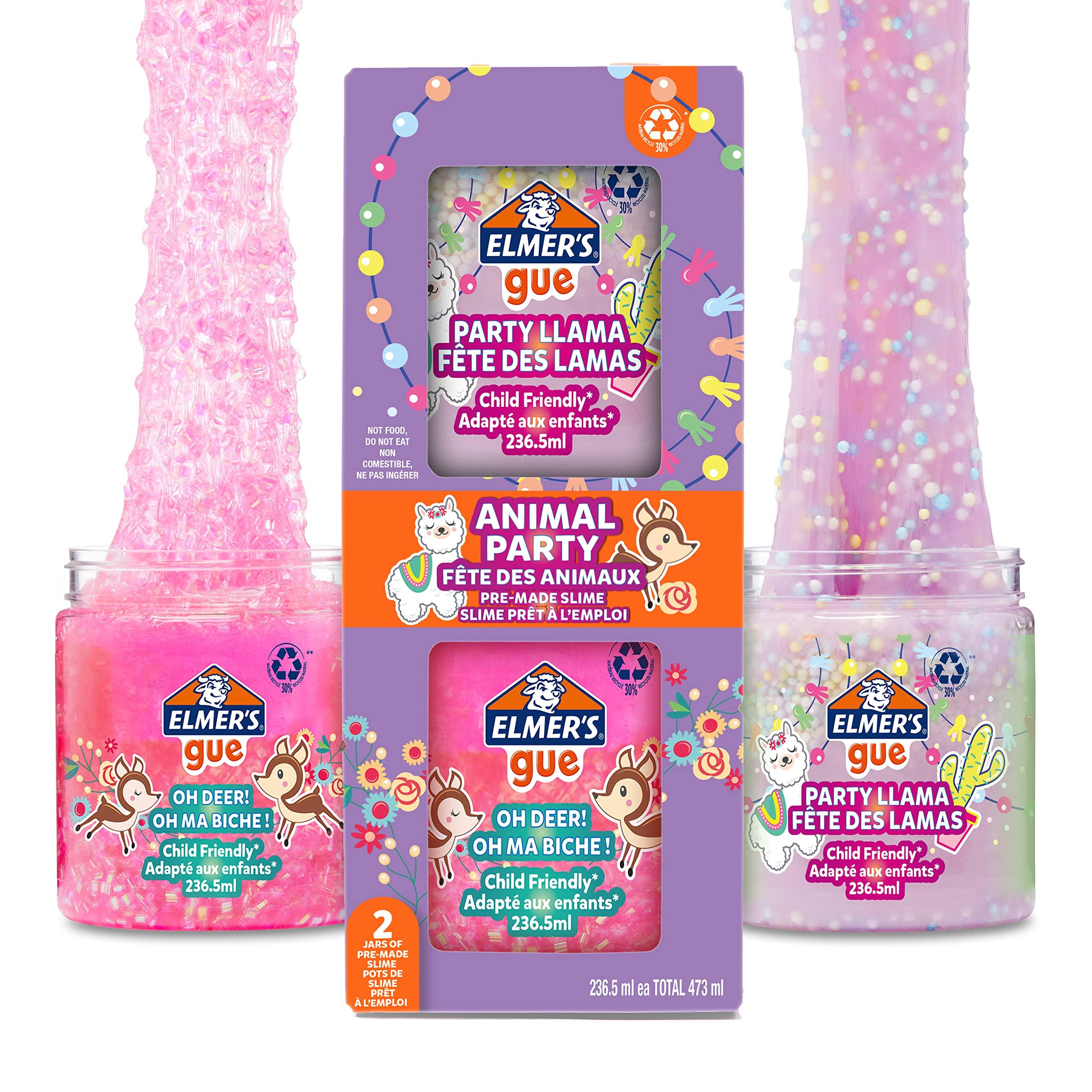 

Набор слаймов Animal Party Goo, 2 готовых слайма 2162070 ELMER S Elmer s розовый