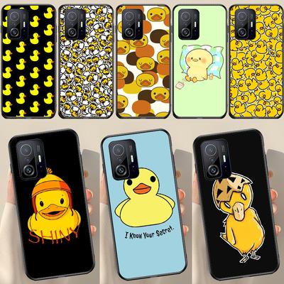 Kwaii Yellow Duck For POCO X5 X3 F5 Pro X4 F4 GT M5s C40 F3 Case For Xiaomi 13 Lite 12 11T 12T Pro 12X Cover