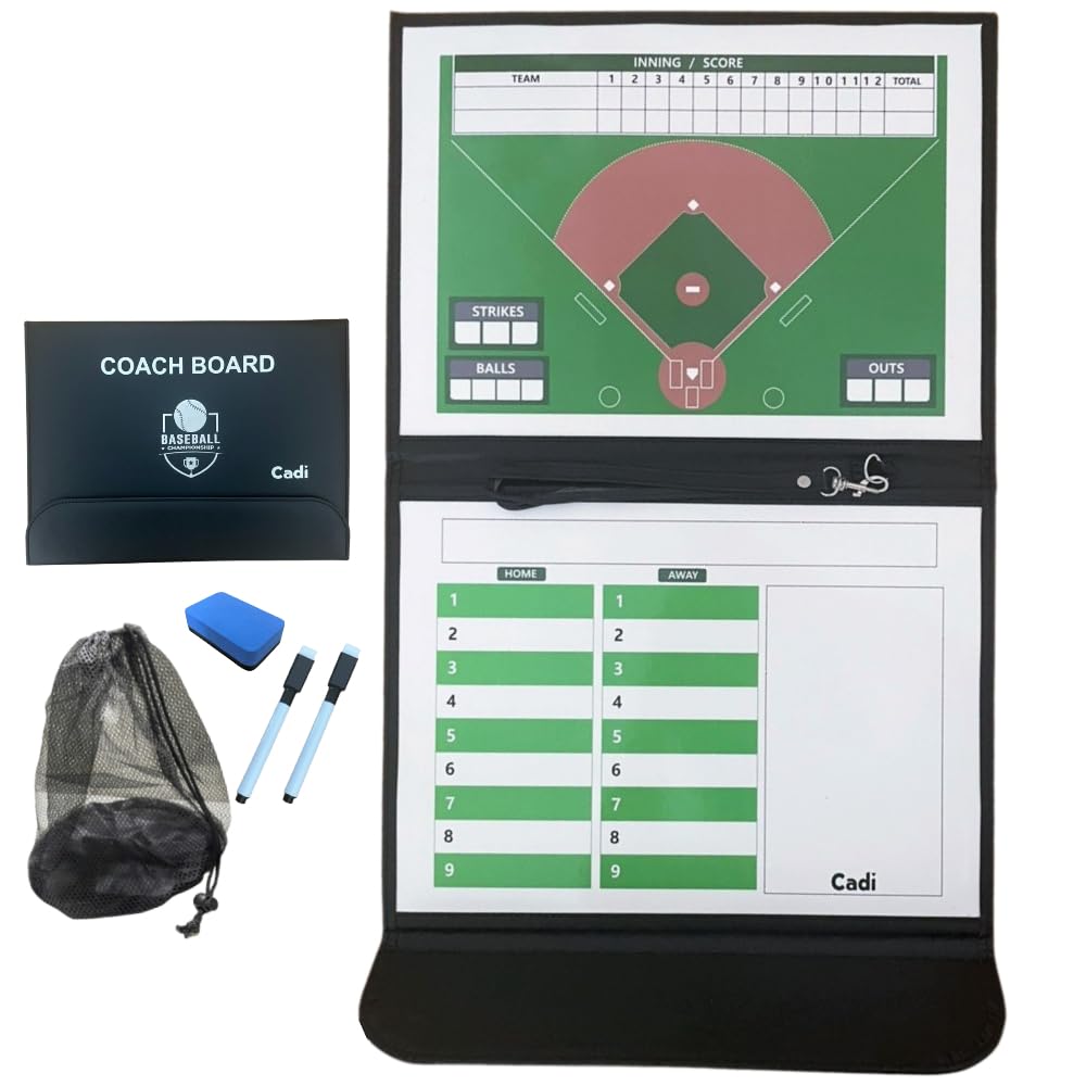 Cadi Baseball Strategy Board, Formation Board, Lineup Board, Coach Dugout Board, Magnetic Board, Foldable Strategy Board, Tactics Board, Baseball, Sof