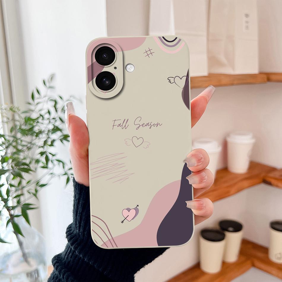 For iPhone 17 Pro Max Case Butterfly Phone Cases For iPhone Air Soft Liquid Silicone Full Protection Back Cover For iPhone17