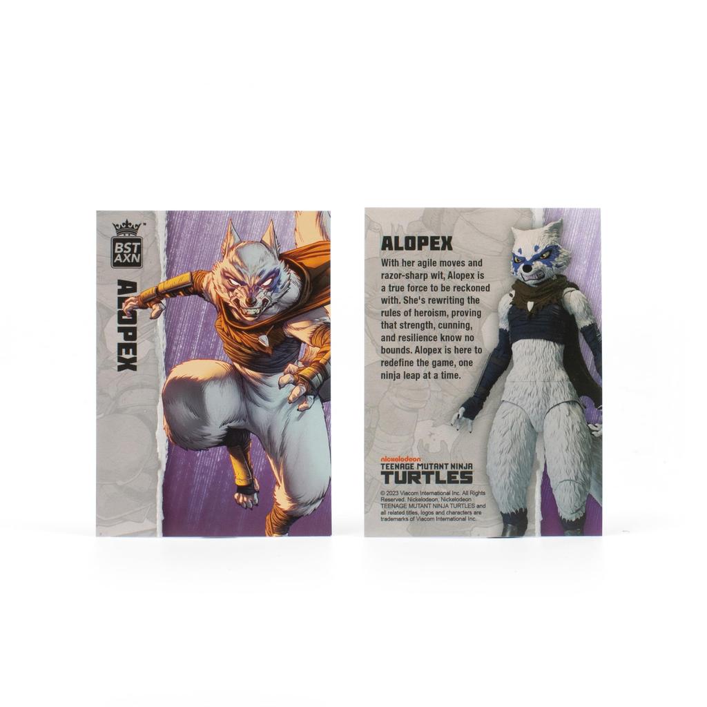 Teenage Mutant Ninja Turtles BST AXN IDW Inspired Alopex Action Figure 5"