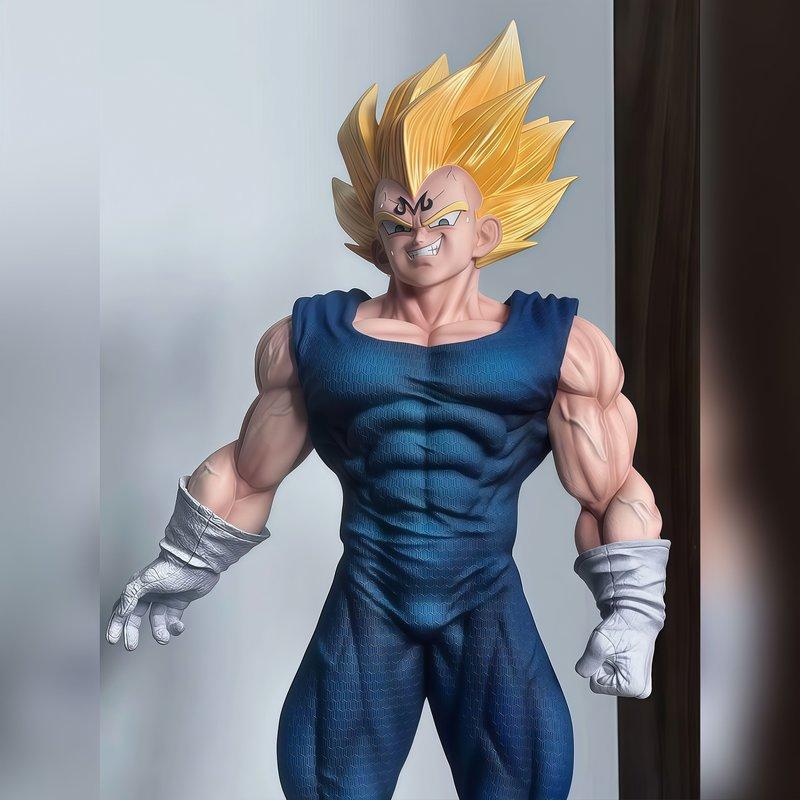 Sg Majin Vegeta Dragon Ball Super Saiyan Anime Collectible Action Figure Statue Desktop Decor Toys Ornament Gift For Anime Fans