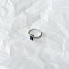 Серебряное кольцо с натуральным сапфиром 1.47ct, вес изделия 2,52 гр (2150510)