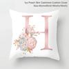 45X45Cm Pink Letter Cushion Pillowcase Decorative Sofa 40X40Cm Pillow Cases Autumn Decoration