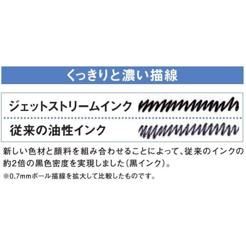 Mitsubishi Pencil Multi-Function Pen Jet Stream 2&1 0.5 Black Easy to Write MSXE380005.24