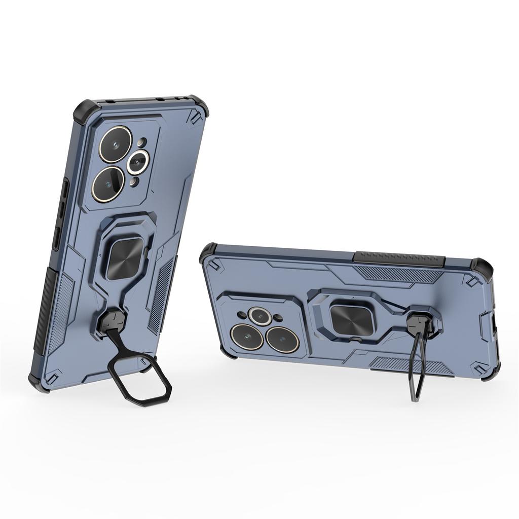 For Realme 15 Pro 5G Case Rotatable Ring Kickstand PC + TPU Shockproof Phone Cover