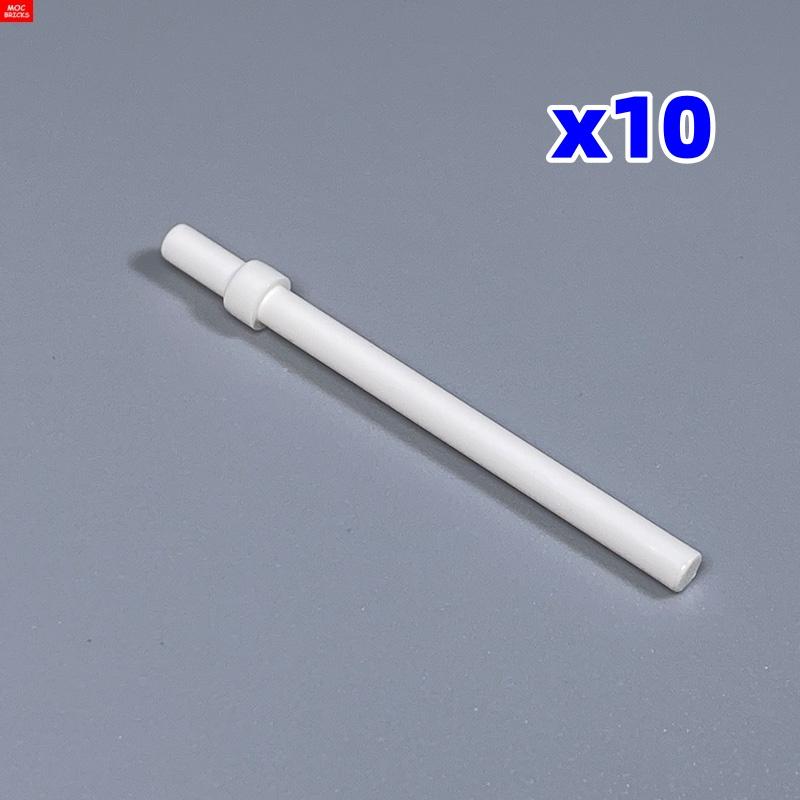 

Non-Toxic 10Pcs Moc Bricks 28921 63965 18274 93790 Bar 6L With Stop Ring Stick Accessories Building Blocks Parts Diy Educational Kid Toy