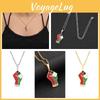 Geometric Style Stainless Steel Pendant Necklace Fashionable Ethnic Couple's Accessory