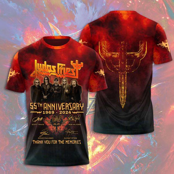 Heavy Metal Rock Band T Shirt Judas Priest 3d Print T-shirt Men Women Fashion T-shirts Kids Short Sleeve Tops Tees Mens Clothes