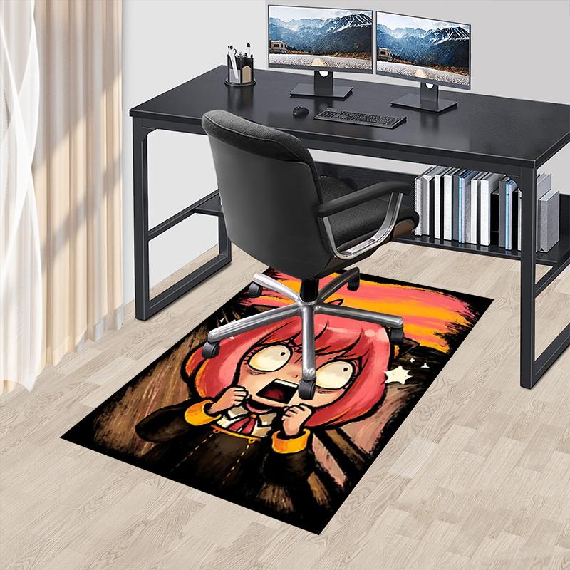 Zero two Charming Anime Chair Mat: Perfect for Home Decor, Office Use, and Gifts - Suitable for Any Room!.1255a