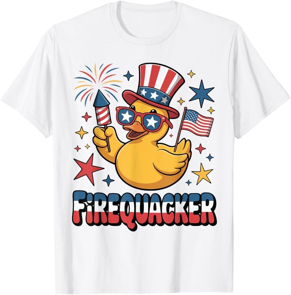 Rubber Duck Firequacker Funny Vintage Adult S-4XL Unisex T-Shirt L