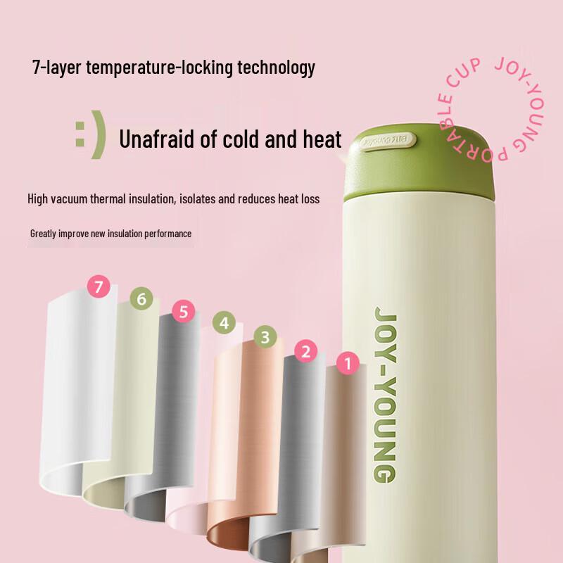 Joyoung 316L Stainless Steel Portable Insulated Mug